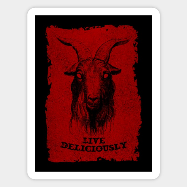 Black Phillip Magnet by MondoDellamorto